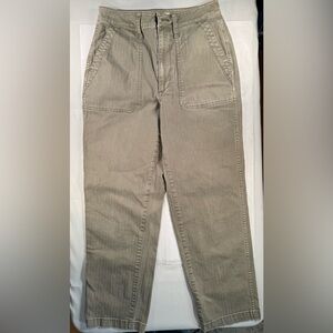 Madewell Utility Pants in Olive Taupe
